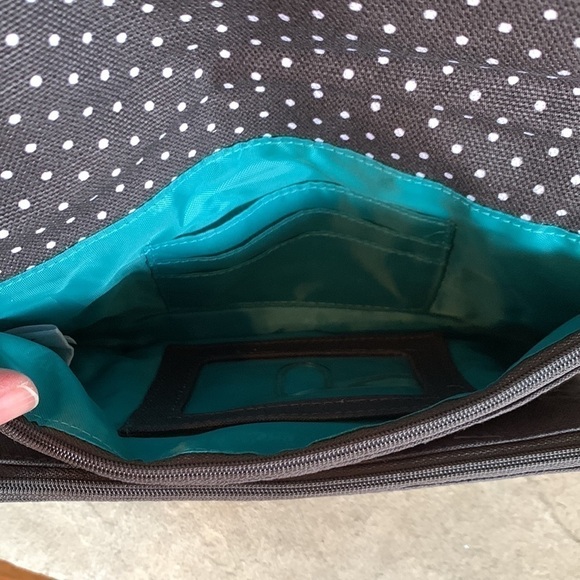 THIRTY One 235A City Charcoal Swiss Dot crossbody - Picture 5 of 7